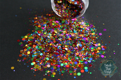 Fruitilicious Rainbow Chunky Glitter