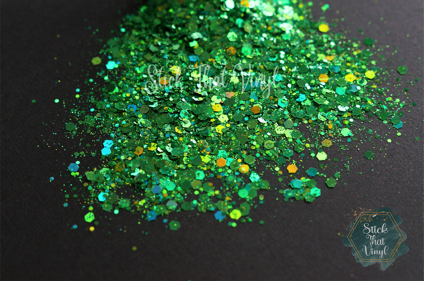 Green Mamba Chunky Glitter