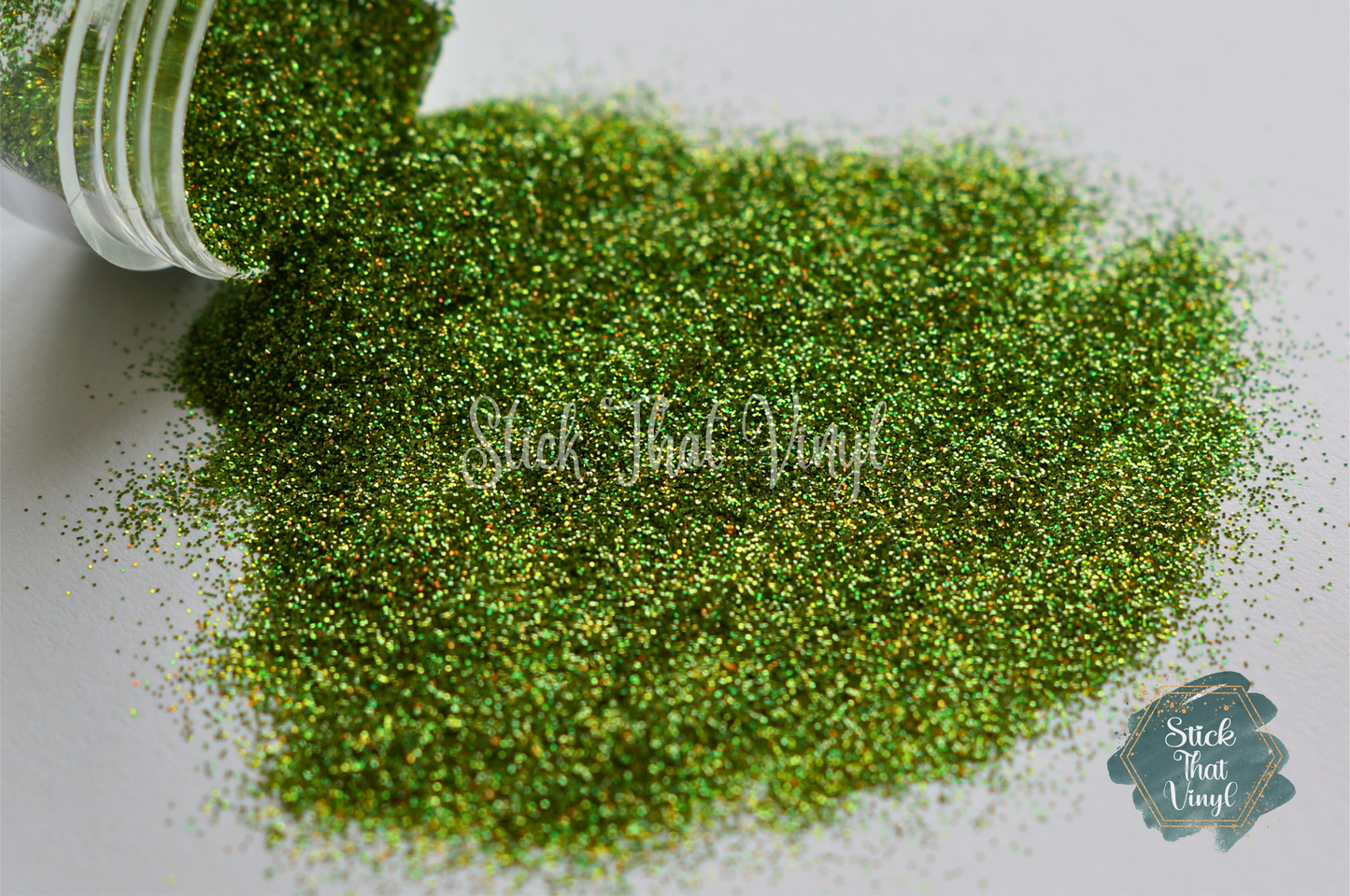 radioactive green ultra fine flitter from stick that vinyl australian vinyl supplier