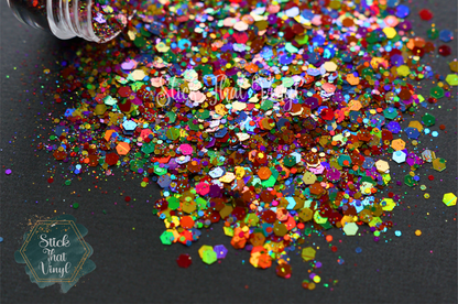 Fruitilicious Rainbow Chunky Glitter