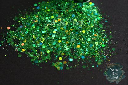 Green Mamba Chunky Glitter