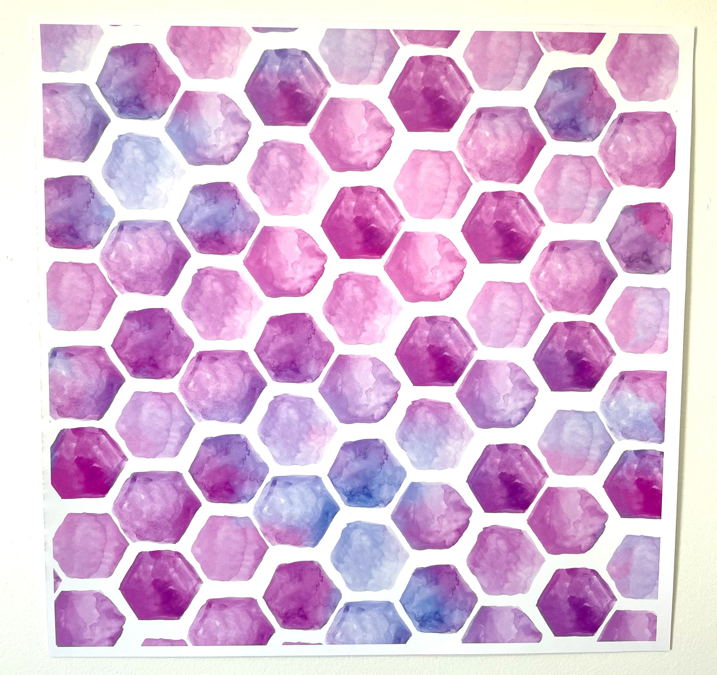 Mauve purple pink hexagon pattern self adhesive vinyl from stick that vinyl australian vinyl supplier