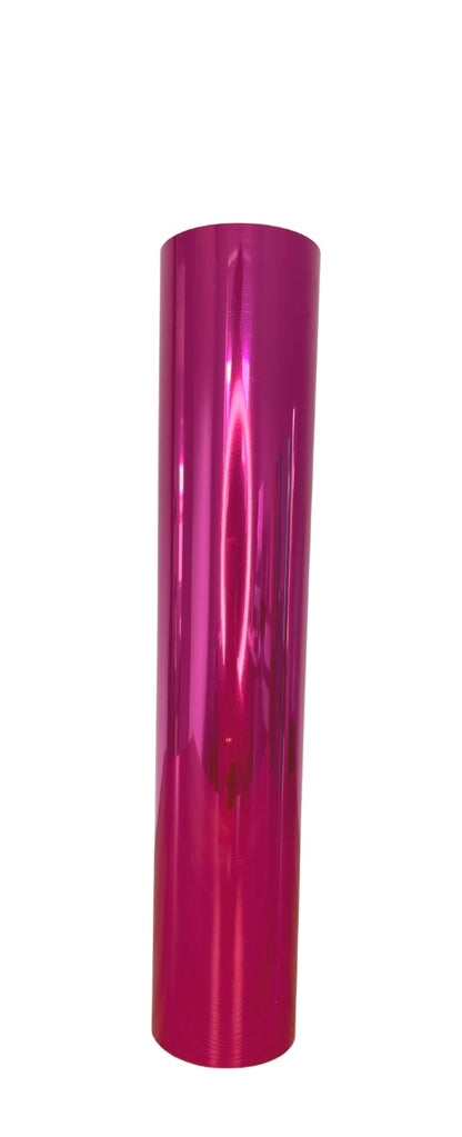 Chrome Permanent Adhesive Vinyl in pink from stick that vinyl australian vinyl supplier