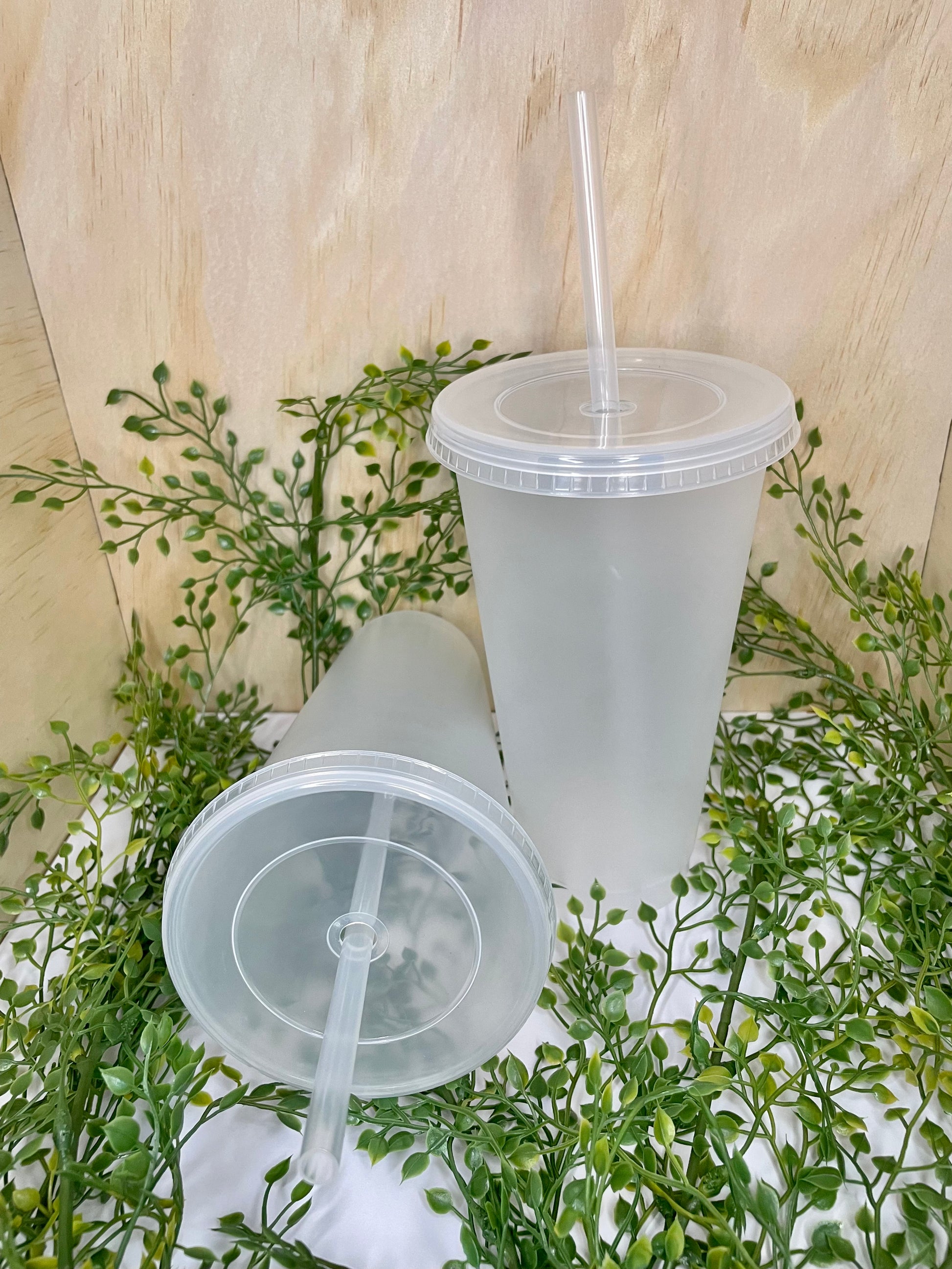 700ml clear stadium cup for personalisation by stick that vinyl australian vinyl supplier