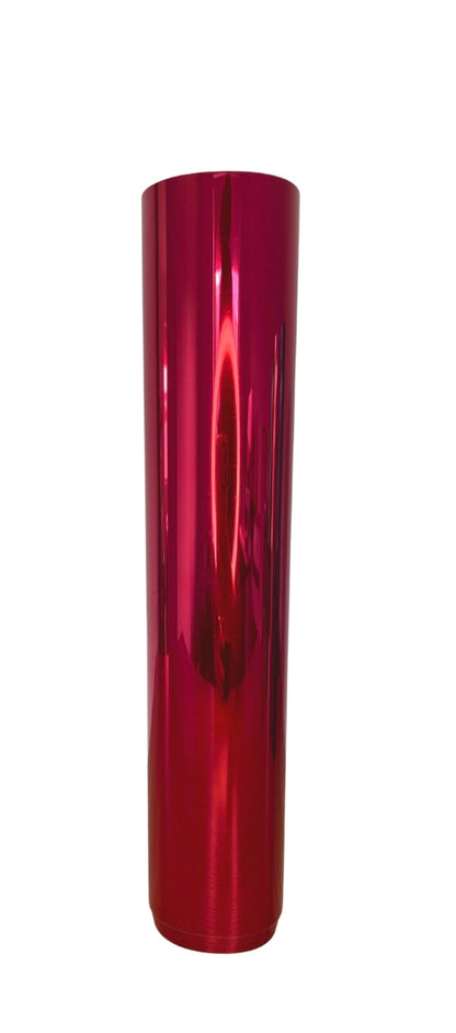 Chrome Permanent Adhesive Vinyl in red from stick that vinyl australian vinyl supplier